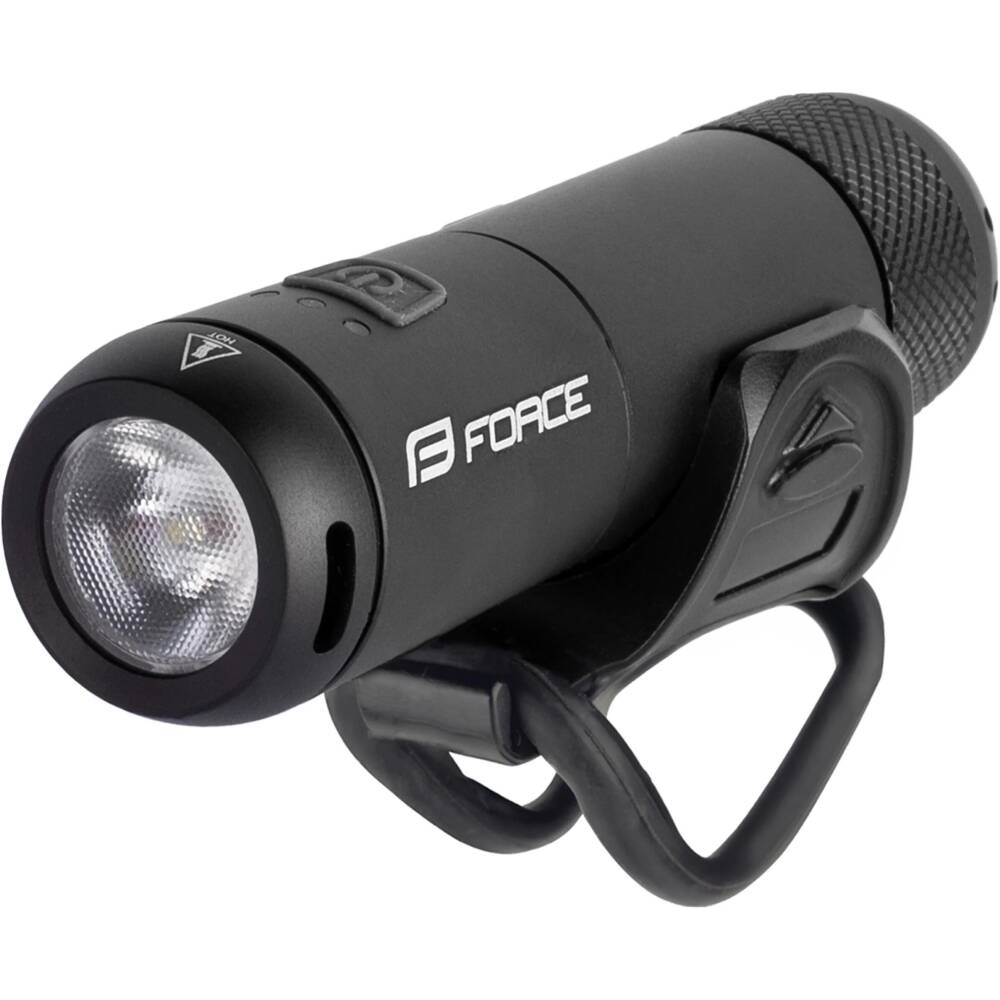 1x LUMINUS SST-20F 700 LM<br>5 functions: 3 functions of lighting + 2 flashing mode<br>universal elastic silicone holder for handlebar 22