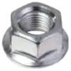 front/ rear axis nut thread 3/8"with flange<br>suitable for art. 80428 and 80429<br>sale of 10 pcs<br>price is for 1 pc