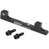 front/rear adapter for disc brake<br>postmount/postmount<br>designed for disc rotors: 203 mm<br>with 2 hex mounting screws<br>weight: 45 g
