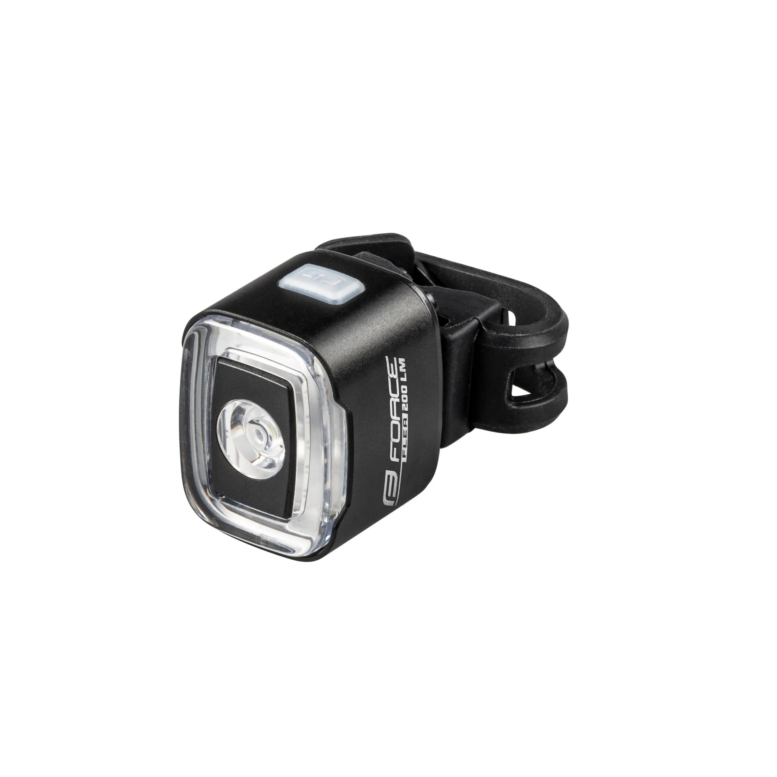 UNIVERSAL LIGHT - useable as FRONT or REAR as well20x red COB CHIPs on sides + 1x XP-E2 central white LED 200LM10 functions: 6 lighting + 4 flashing modes
