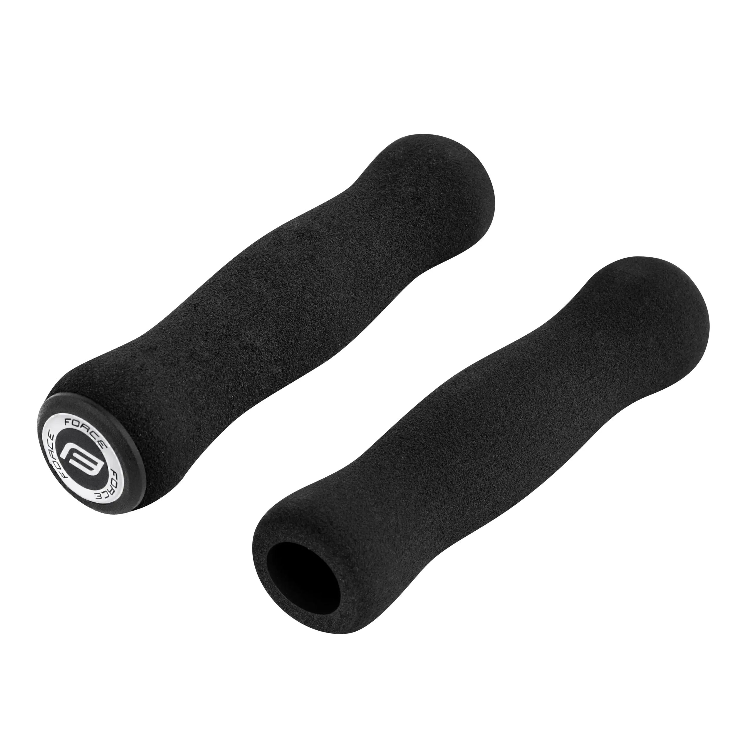 foam grips with FORCE plugsinner diameter: 20 mmlength: 130 mmweight of 1 pair: 35 gpacked in polybag