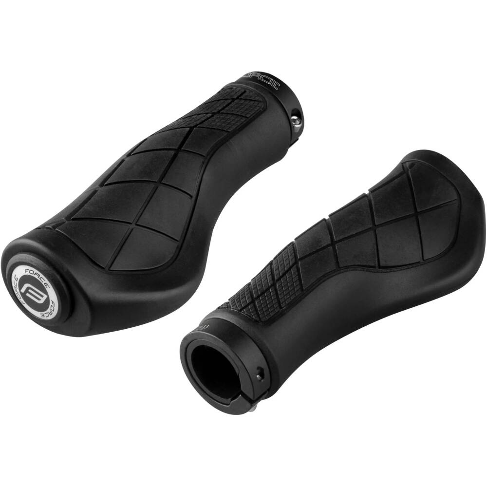 rubber locked grips with plugs FORCE<br>ergonomically shaped<br>inner diameter: 22