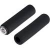 foam grips with FORCE plugs<br>round shape<br>inner diameter: 20 mm<br>length: 130 mm<br>weight of 1 pair: 35 g<br>packed on FORCE card
