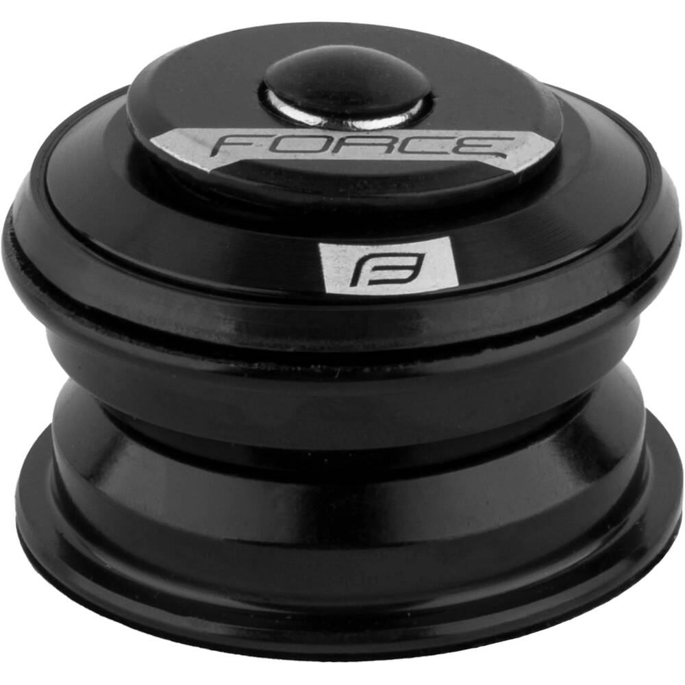 semi-integrated FORCE headset 1 1/8" <br>ball bearings cup and cone<br>height of upper headset cone: 5 mm<br>for diameter of head tube: 44 mm <br>inner diameter of the lower ring: 30 mm<br>material: steel