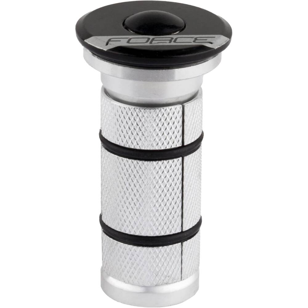 headset starnut FORCE for carbon forks only<br>designed for fork steerer 1 1/8"<br>length: 52 mm<br>carbon cap with FORCE logo<br>weight: 64 g<br>packed in polybag