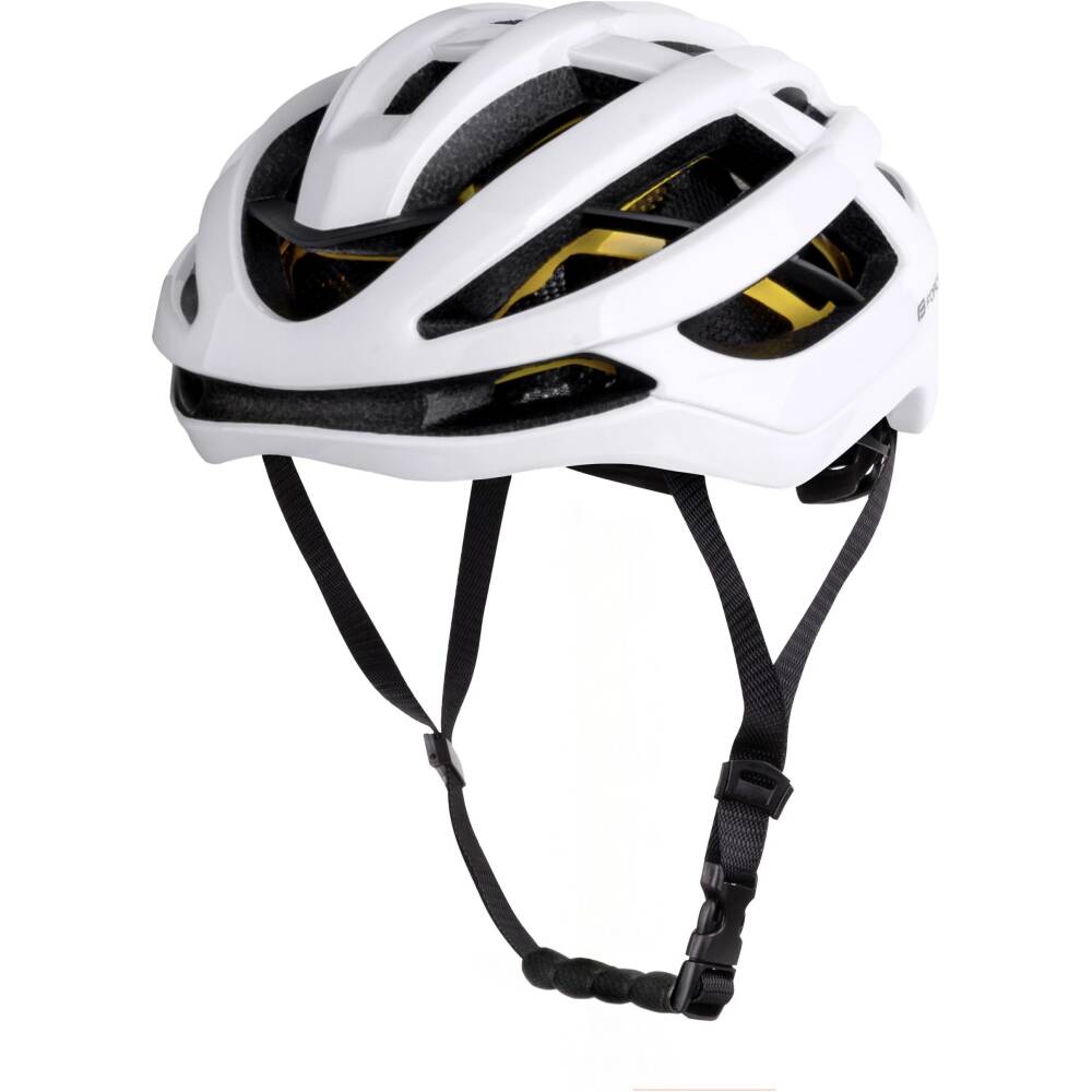 LYNX helmet combines the efficiency of aerodynamic design and quality ventilation. The airflow around the head is ensured by 19 large vents