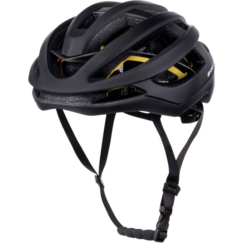 LYNX helmet combines the efficiency of aerodynamic design and quality ventilation. The airflow around the head is ensured by 19 large vents