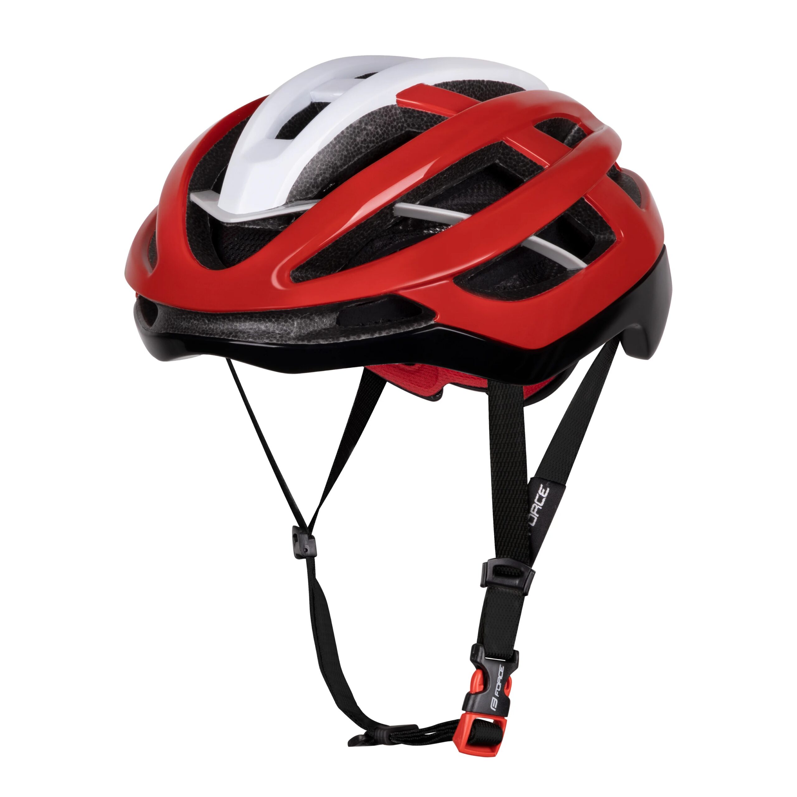 LYNX helmet combines the efficiency of aerodynamic design and quality ventilation. The airflow around the head is ensured by 19 large vents