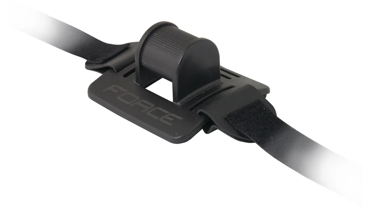 adjustable helmet holder with 2 strapsfor lights Art.: 45602Velcro fastening through holes in the helmetwith plastic light holder
