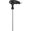 double hexagonal wrench 4 mm with ball end<br>ergonomic T shaped handle<br>total length: 150 x 65 mm<br>material: chrome-vanadium steel
