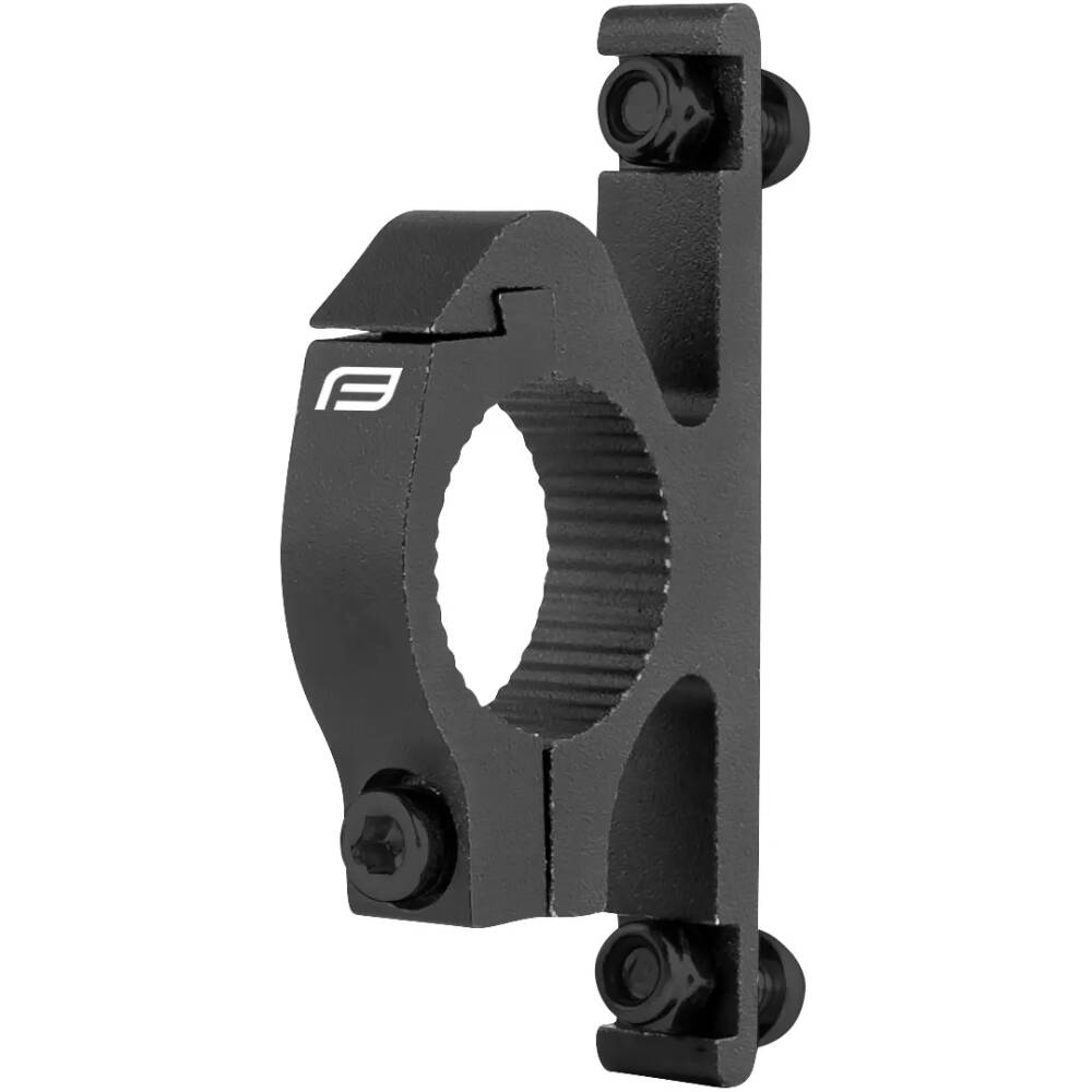 holder/ adapter for fixing bottle cage on handlebar 22.2-25.4 mm<br>possibility to combine with standard bottle cages<br>ideal for frames that don´t allow to standard fixing bottle cages<br>material: alloy<br>weight: 42 g<br>packed in polybag