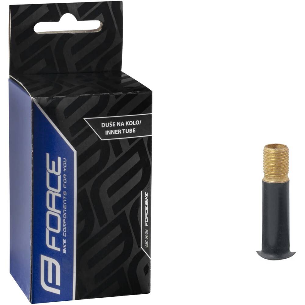 inner tube FORCE-INNOVA<br>size: 8x1/2 x2<br>schrader valve AV 22mm <br>weight: 86 g<br>packed in FORCE box