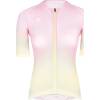 <p>This women’s cycling jersey is designed for comfortable rides in warm weather and combines functionality with a subtly expressive look. The design creates an original color effect that gives the jersey a distinctive character. The female-specific fit supports comfort while riding.</p><p>The full-length zipper allows easy on and off and quick ventilation control during the ride. An elastic hem with anti-slip silicone helps keep the jersey securely in place. The material feels pleasant on the skin and supports comfort during sporting activity.</p><p>On the back
