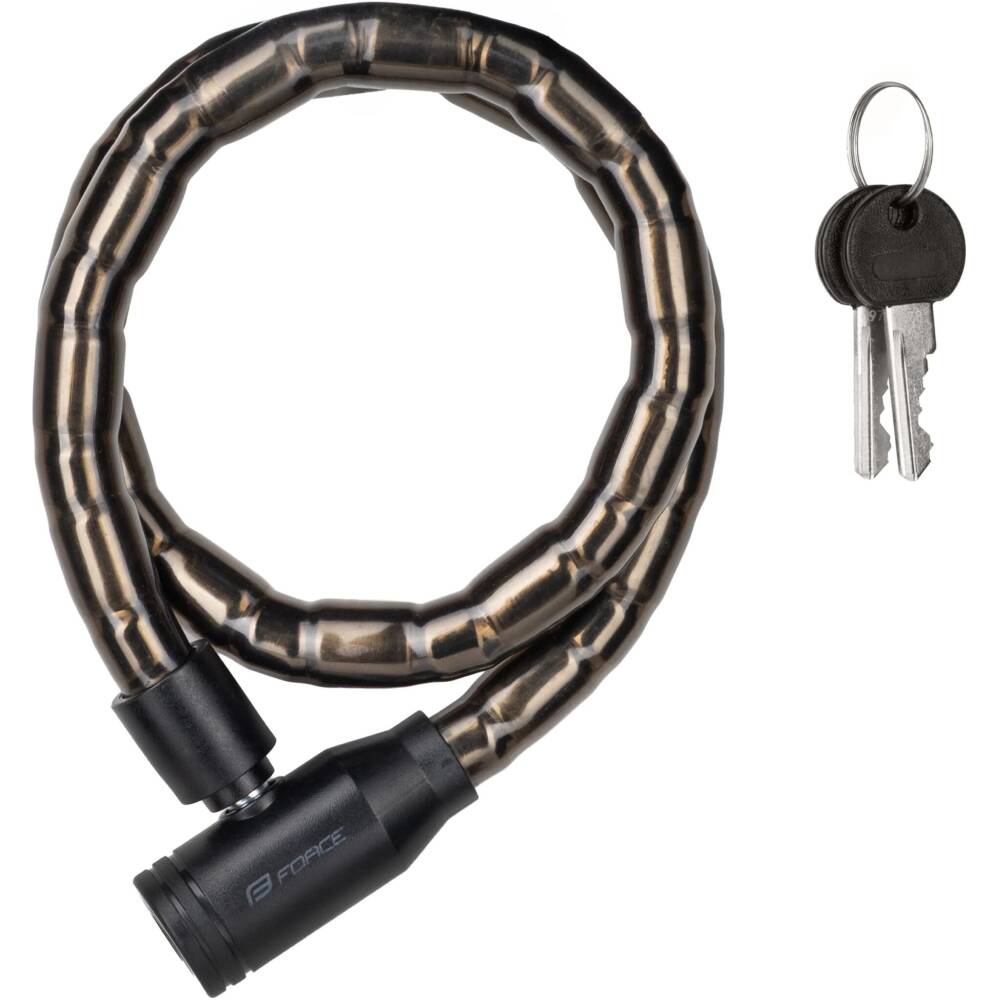<p><strong>FORCE 18/800mm Chain Lock</strong></p><p>The robust chain lock provides a medium level of security thanks to a combination of hardened steel links and an internal steel cable. It is more durable than standard cable locks while still remaining flexible for securing around racks