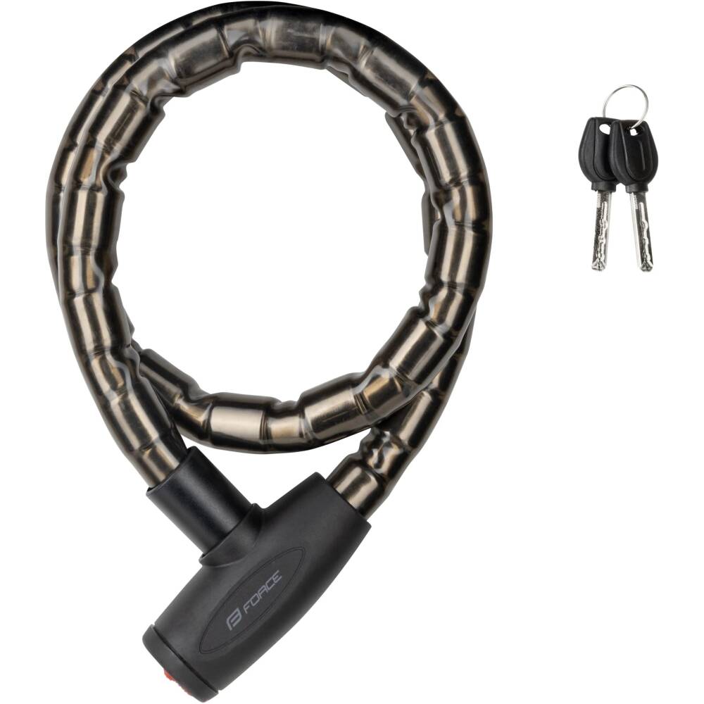 <p><strong>FORCE 22/1000mm Chain Lock</strong></p><p>The robust chain lock provides a medium level of security thanks to a combination of hardened steel links and an internal steel cable. It is more durable than standard cable locks while still remaining flexible for securing around racks