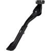 E-BIKE rear kickstand FORCE<br>suitable for pitch: 18 a 40 mm<br>adjustable: for 24" - 29" wheels<br>maximal length: 38 cm<br>minimal length: 30 cm<br>with plastic end<br>material: alloy<br>weight: 310 g<br>packed in polybag