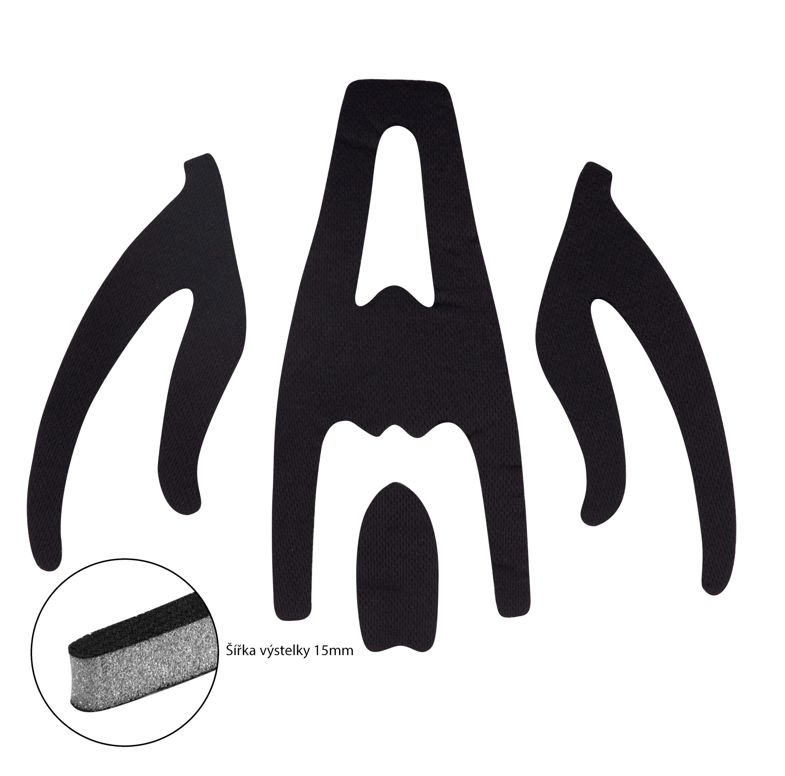 complete set of padding for helmet FORCE REX S - M
