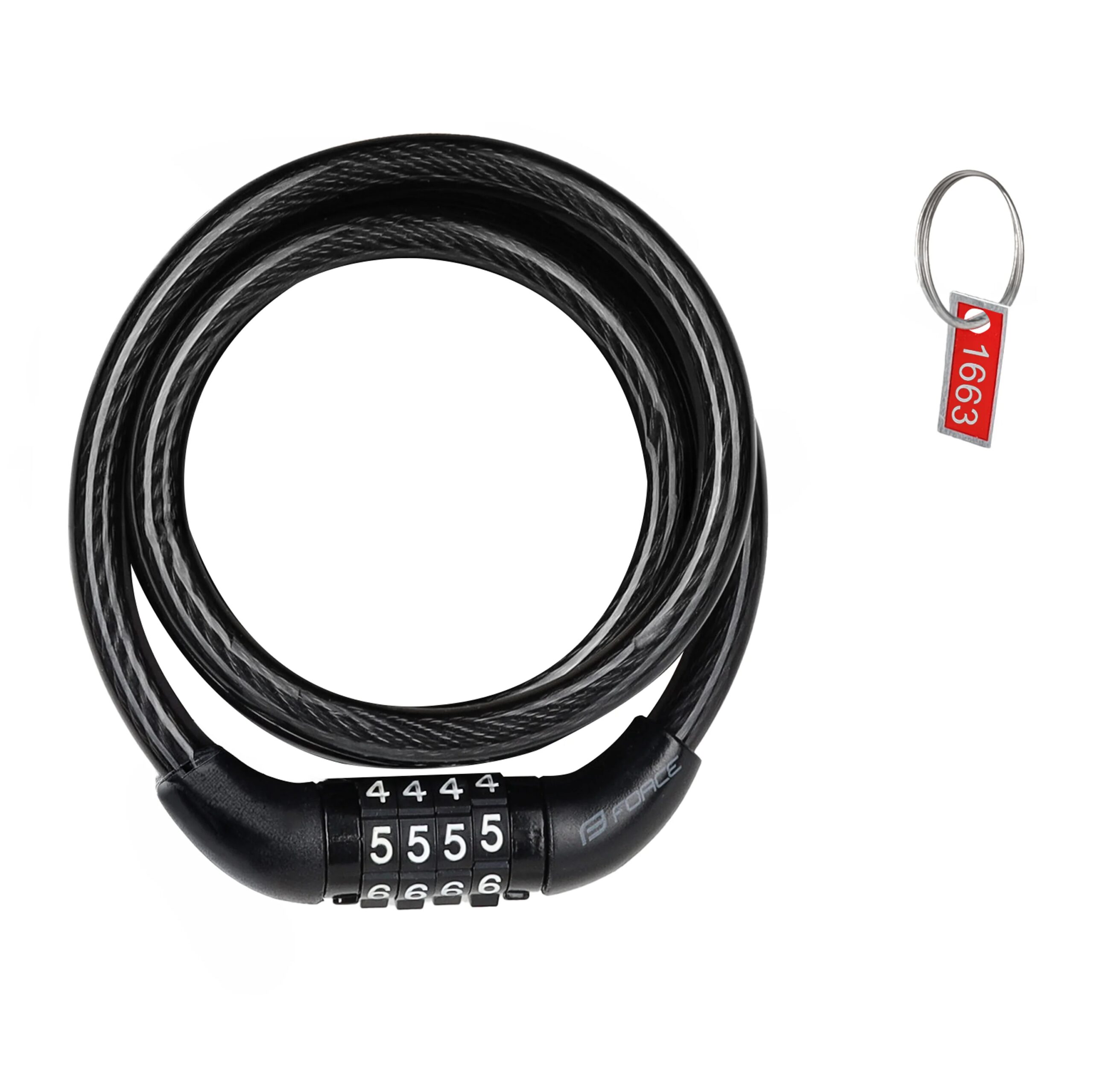 FORCE L8/650 mm Combination LockA basic combination lock for quick security without the need to search for a key. Ideal for short-term protection of bicycles