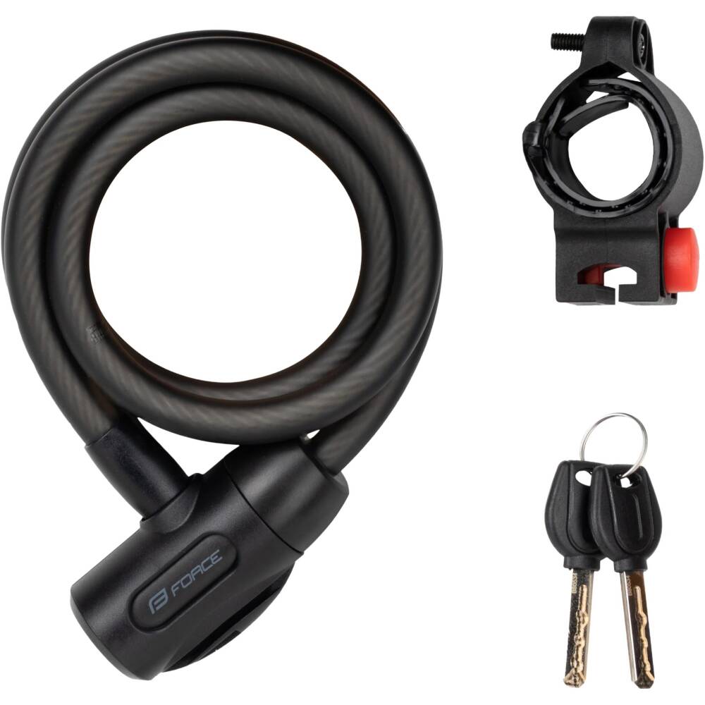 <p><strong>FORCE LUXO S12/1200 mm Lock</strong></p><p>The spiral lock with a steel cable is suitable for short-term protection of bicycles