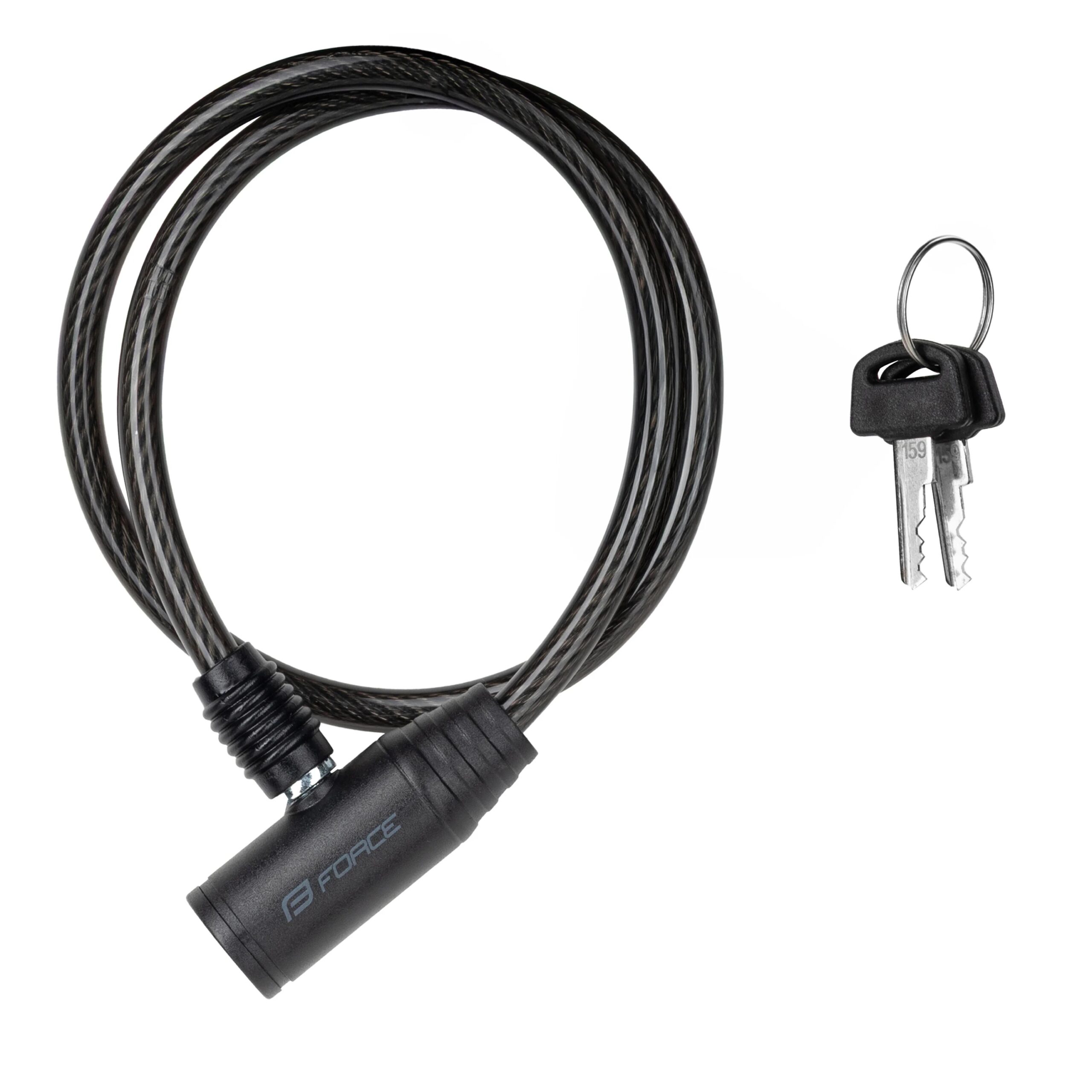 FORCE PRIM S8/650mm LockThe basic lock with a steel cable is suitable for short-term protection of bicycles
