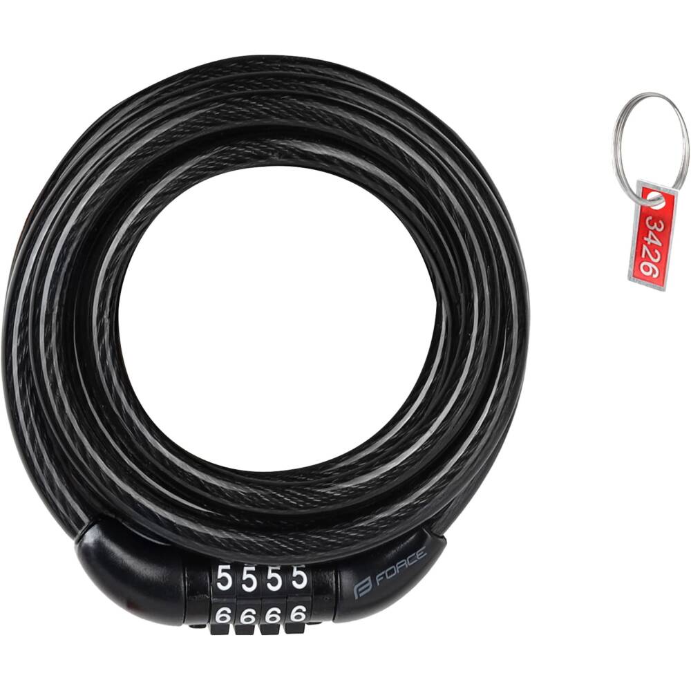 <p><strong>FORCE S8/1800 mm Combination Lock</strong></p><p>A basic combination lock for quick security without the need to search for a key. The four-digit code offers up to 10