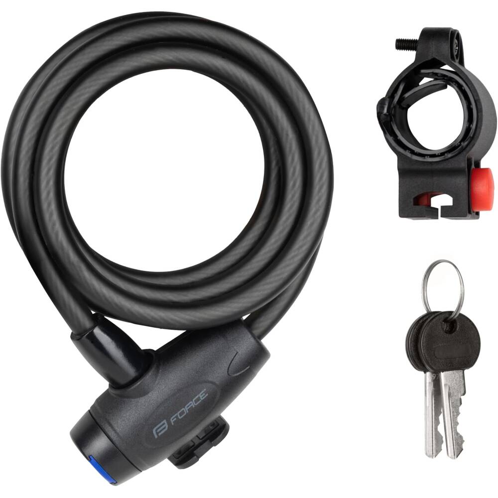 <p><strong>FORCE SECO S10/1500mm Loc</strong>k</p><p>The spiral lock with a steel cable is suitable for short-term protection of bicycles