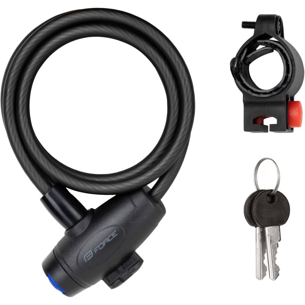 <p><strong>FORCE SECO S8/1200mm Loc</strong>k</p><p>The spiral lock with a steel cable is suitable for short-term protection of bicycles