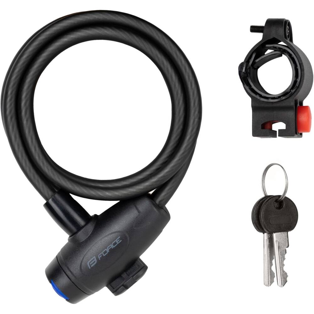 <p><strong>FORCE SECO S8/1800mm Loc</strong>k</p><p>The spiral lock with a steel cable is suitable for short-term protection of bicycles