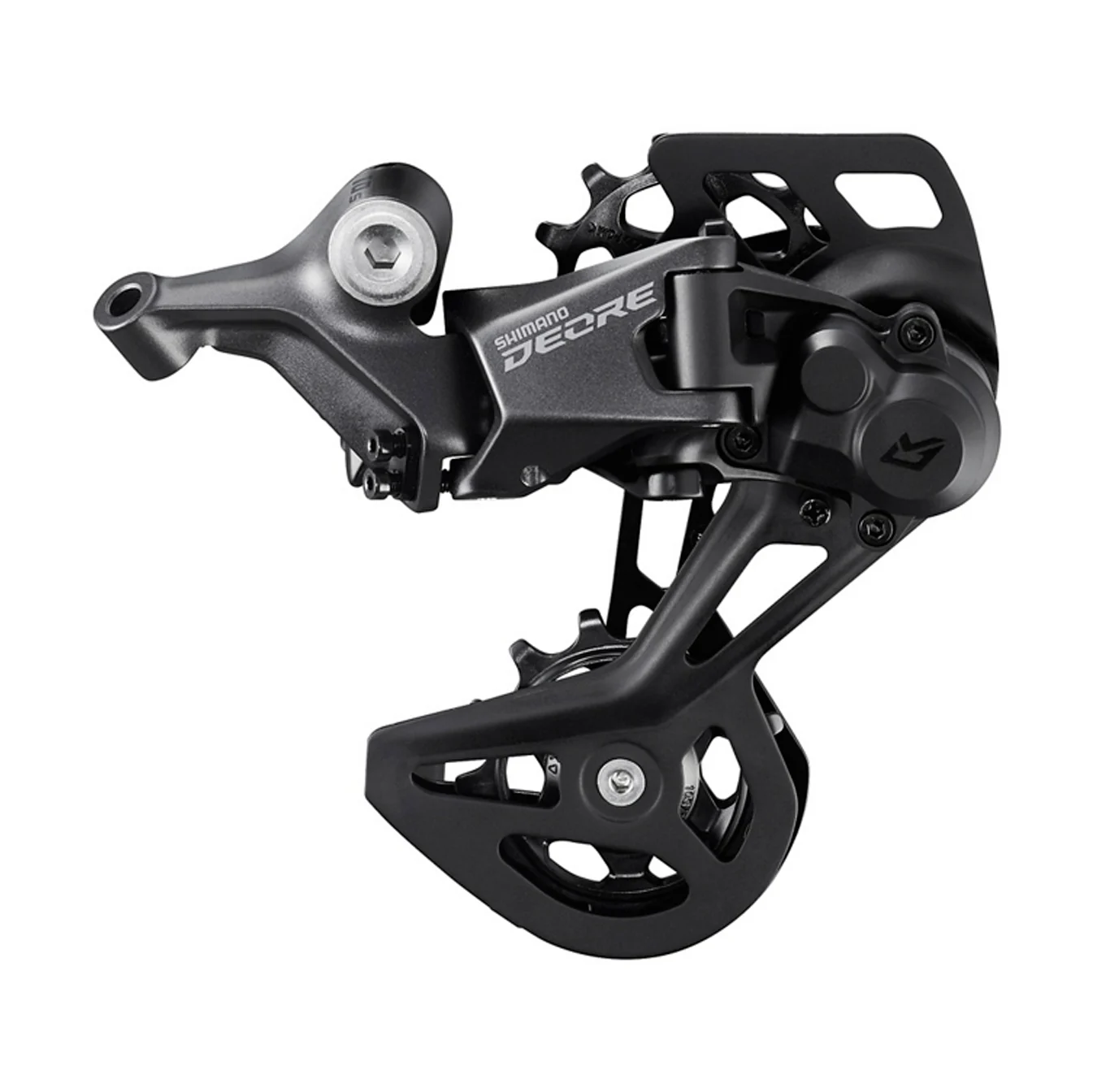 měnič pro MTBpro systém 1x10 (11-43z)krátké vodítko GStechnologie LINKGLIDE zajišťuje hladký a spolehlivý výkonSHADOW RD+ nižší profil snižuje riziko poškozenístabilizátor řetězu řetězu brání jeho pádupřizpůsobeno komponentům E-bike řady SHIMANO STePSnejvětší pastorek 43 zubů nejmenší pastorek 11 zubůkladka: 13 zubůrozsah napínání řetězu 32 zubůk sadě DEOREbaleno v krabičce