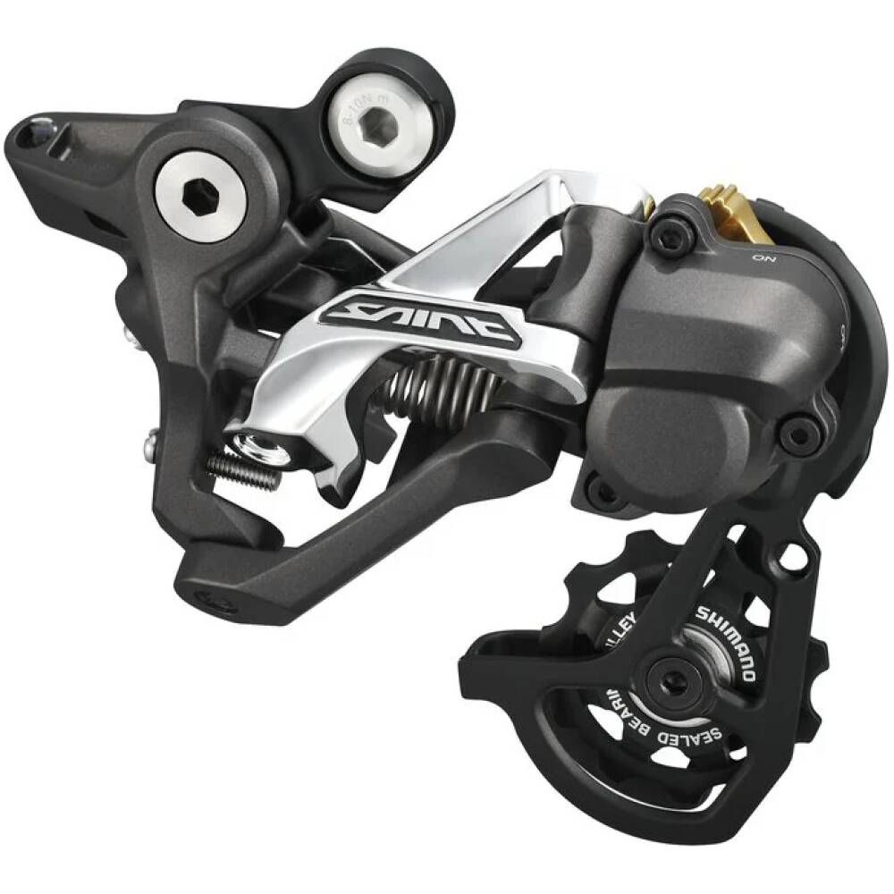 MTB měnič na 10 kolo<br>krátké vodítko SS<br>SHADOW RD+ stabilizátor bránící spadnutí řetězu <br>zesílená konstrukce