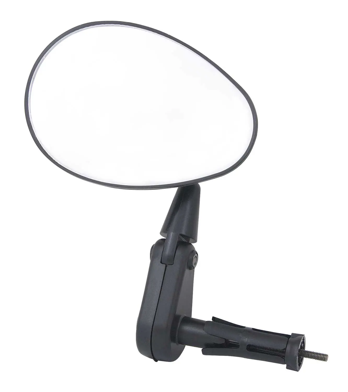 rearview mirror to handlebars -bothsidedsize: 115 mm x 80 mmfor handlebar diameter: 18 - 20 mmangle adjustable mirror material: safety ABS plastic (unbreakable)weight: 84 g