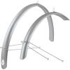 set of mudguards front + rear<br>designed for 28" TREKKING wheels<br>width of mudguard: 48 mm<br>material: PET + zinc coated stays<br>weight: 415 g<br>packed in polybag<br>made in Italy