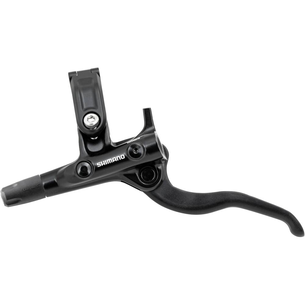 levá brzdová hydraulická páka - dvouprstá<br>dělená objímka<br>ergonomické provedení<br>I-SPEC EV - možnost uchycení řadící páčky<br>pro hadičku  SMBH59-JK-SS (BR-MT410) / SMBH90-SS (BR-MT420)<br>k sadě DEORE<br>baleno v krabičce