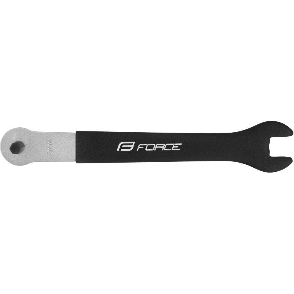 combined wrench 15 + hex 6/8<br>8 hex wrench also for crank bolts<br>rubberized handle grip