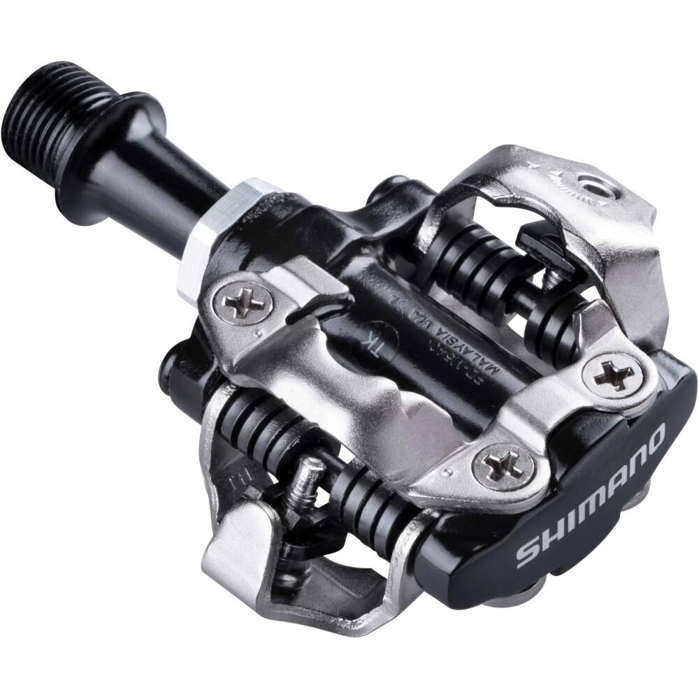 MTB SPD pedals<br>"self cleaning" from dirt and mud<br>encased CrMo axle<br>SM-SH51 cleats included<br>weight: 352 g<br>