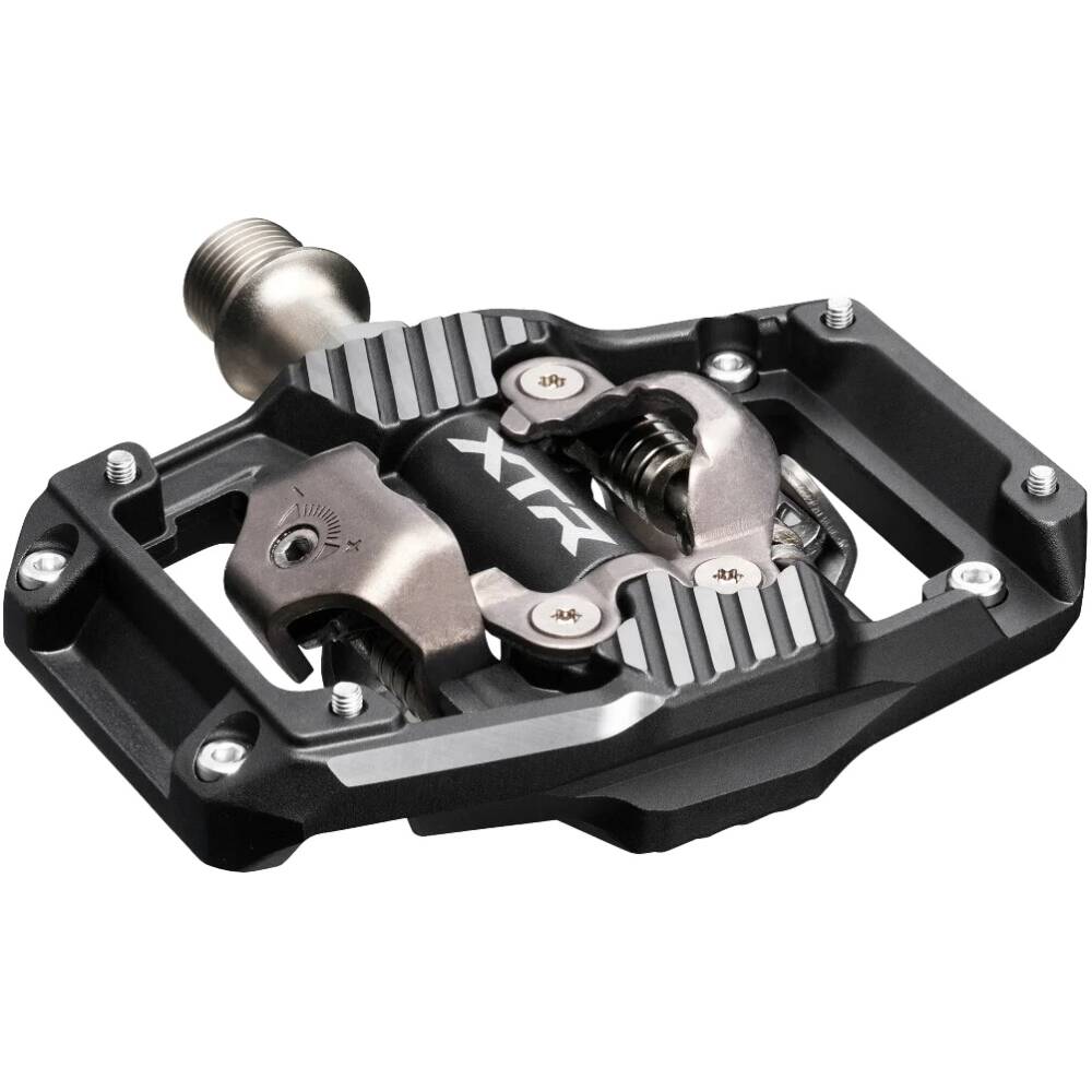 <p>Vysoce odolné závodní pedály Shimano XTR PD-M9220 s robustní konstrukcí do nejnáročnějších podmínek. <br><br><strong>• Určení:<br></strong>Enduro / Trail / All-Mountain<br><br><strong>• Výborná ovladatelnost kola: <br></strong>Zvýšená platforma