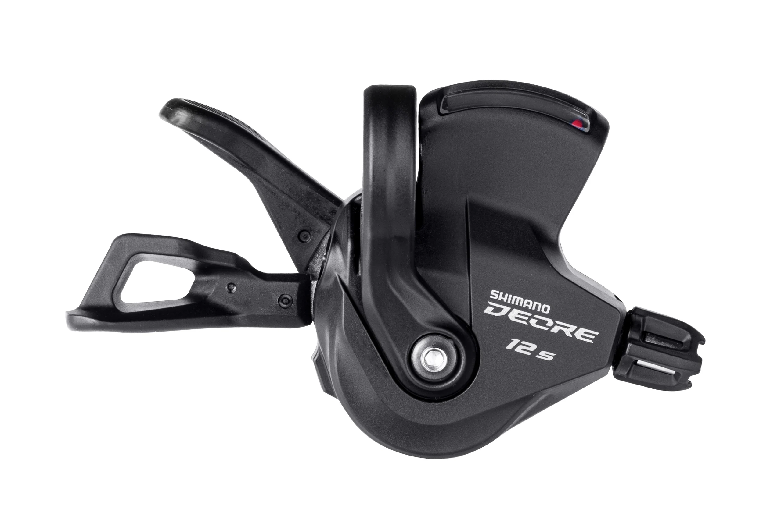 pravá řadící páčka RAPID FIRE plus pro 12 koloprovedení s objímkouoptický ukazatel převodů2-way Release - možnost odřazení ukazováčkem i palcemvčetně lanka
