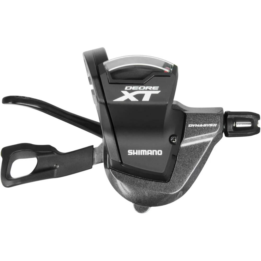 řadící páčka RAPID FIRE plus 11 k<br>provedení s objímkou<br>demontovatelný indikátor řazení<br>dva způsoby odřazení<br>včetně lanka