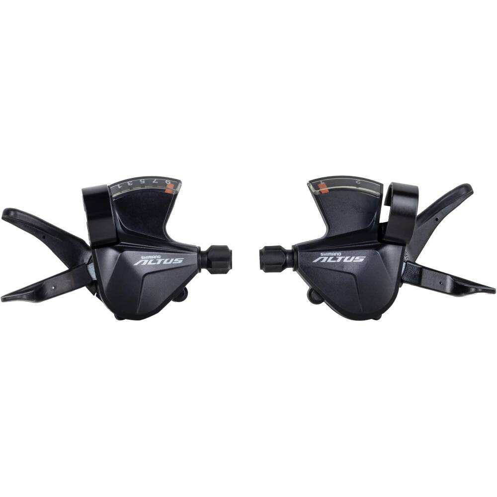řadicí páčky RAPIDFIRE plus 9 x 2<br>provedení s objímkou<br>optický ukazatel převodů<br>včetně lanek a bowdenů<br>balené provedení v krabičce