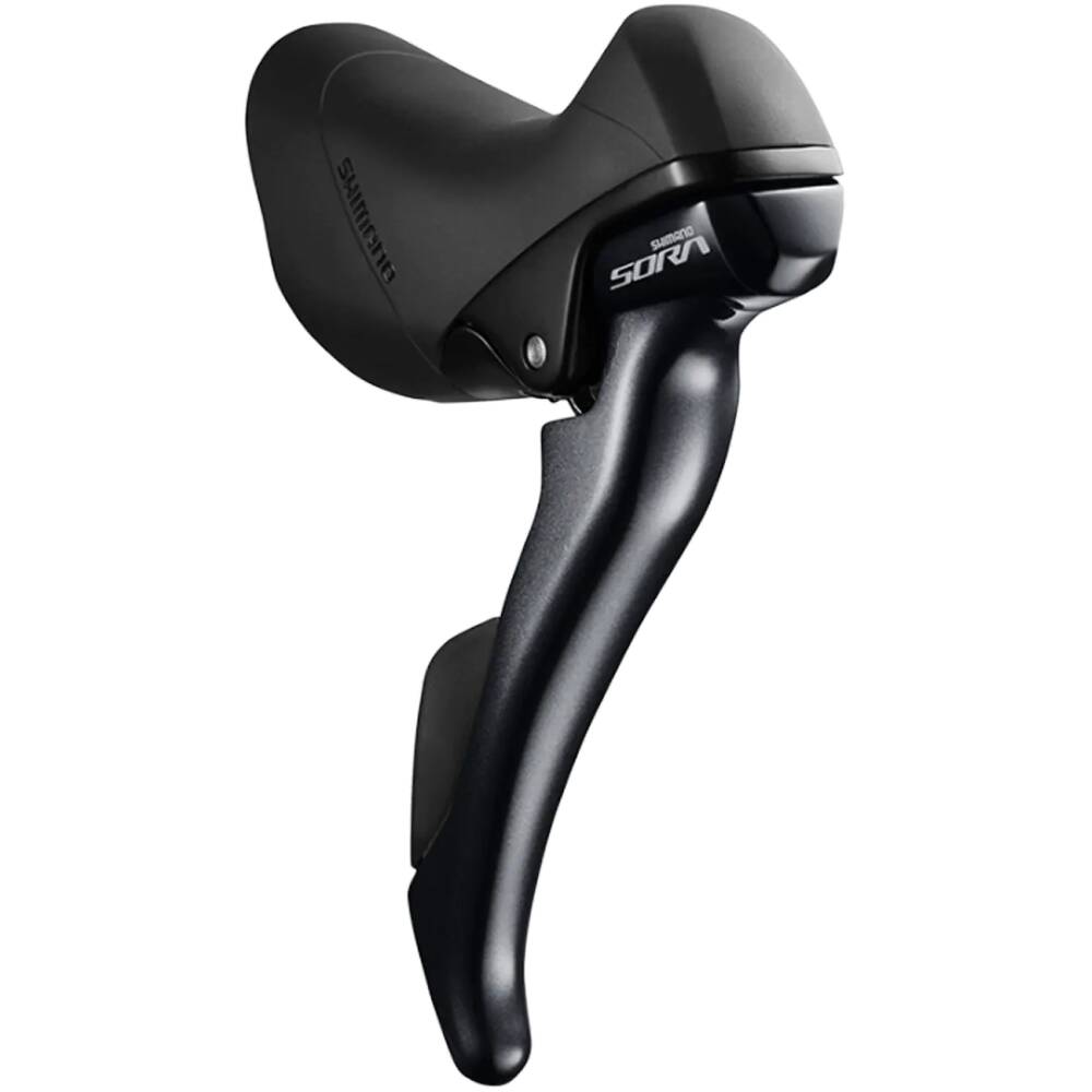 silniční řadící/brzdové páky Dual Control 9x2<br>kompatibilní pouze s novou sadou SORA R3000<br>vedení brzdových a řadících bowdenu pod omotávkou<br>včetně bowdenů a lanek<br>balené provedení v krabičce