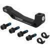 front adapter for disc brake<br>postmount/ standard<br>designed for disc rotors: 160 mm<br>with 4 hex mounting screws<br>weight: 45 g