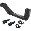 rear adapter for disc brake<br>postmount/ standard<br>designed for disc rotors: 180 mm<br>with 2 hex mounting screws<br>weight: 51 g