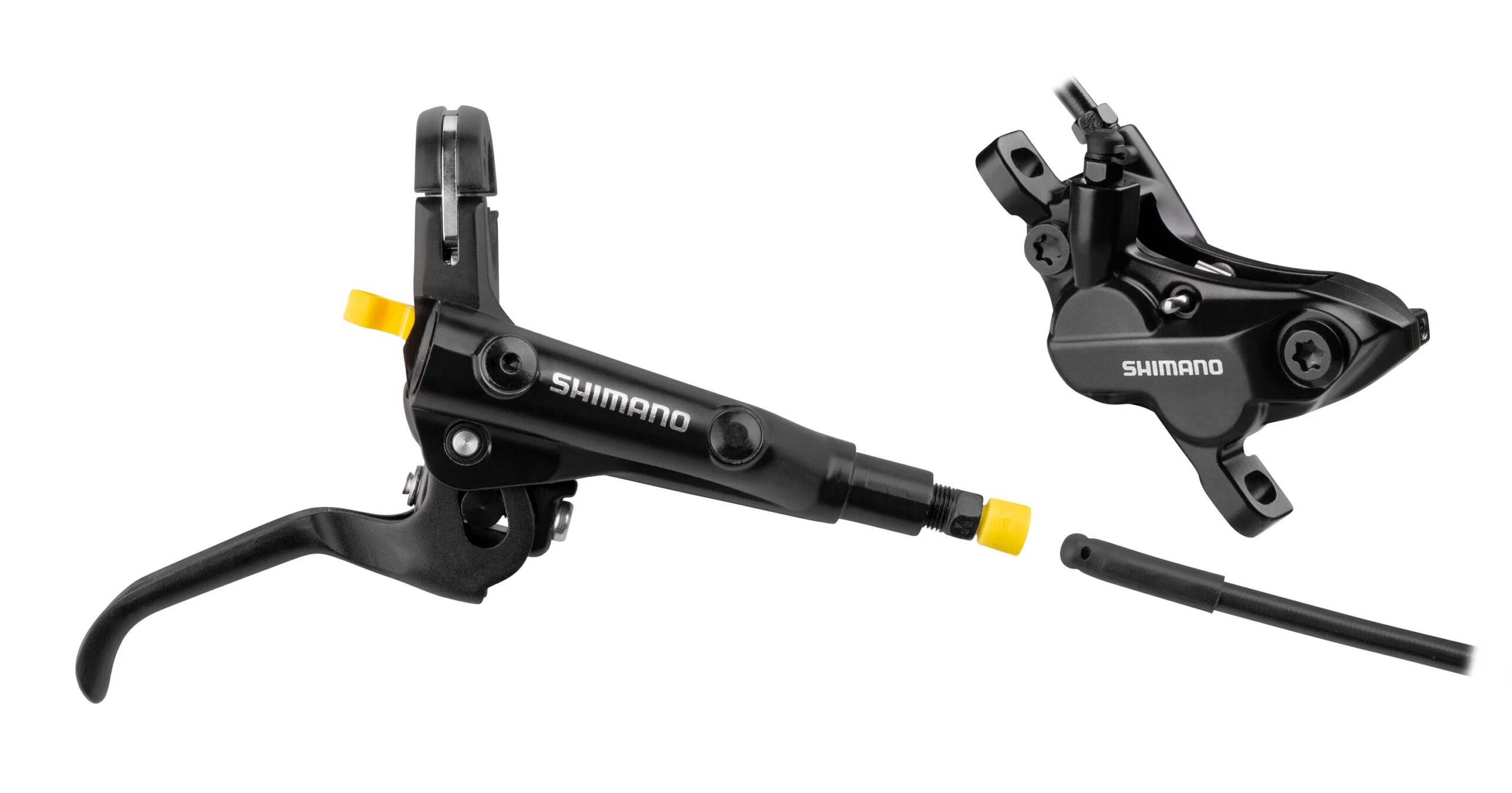 complete rear setBLMT501 lever and BRMT520 caliperblack hose SMBH90 170 cm J-kitmount POSTMOUNT - without adapterD01S polymer brake padspacked in box