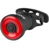 20x red high power COB LED 20LM<br>6 functios: 3 lighting + 3 flashing modes<br>2 holders (1xUNI elastic silicone holder for seatpost + 1x saddle rail holder)<br>battery: integrated 3
