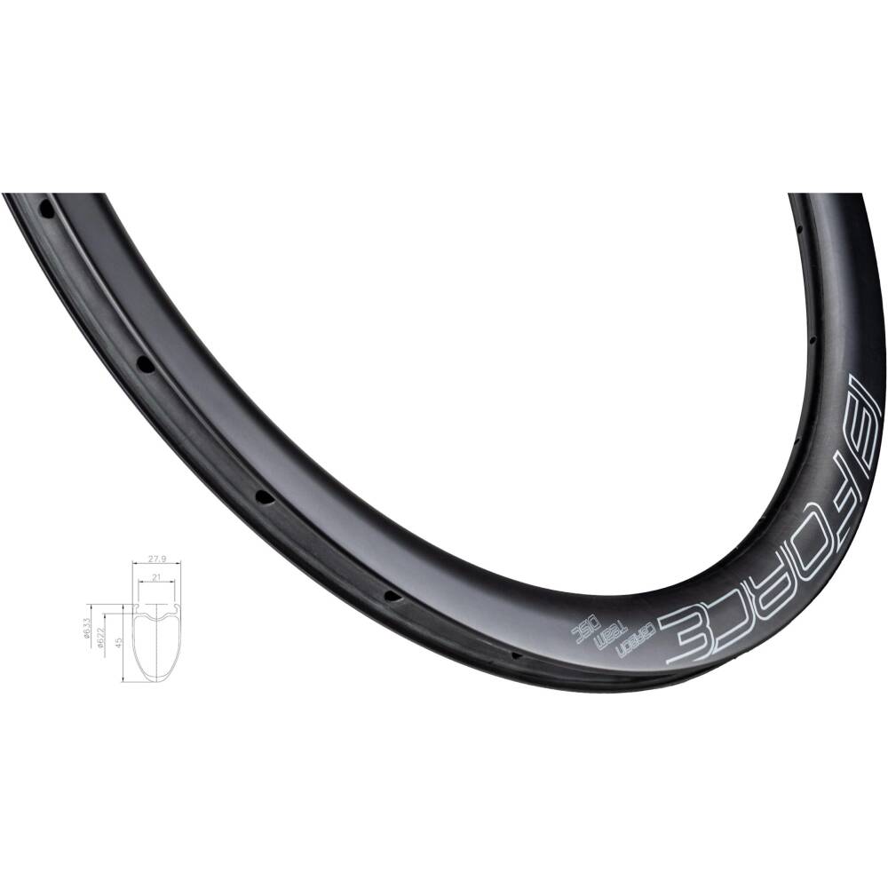 rim road carbon tyrer 24 holes rear<br>for disc brake