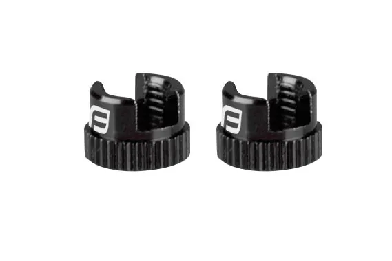set of 2pcs. of rim nutssuitable also for valve core (un)mountingfor PRESTA valvesmaterial: alloyweight of 1 rim nut: 0