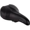 kids saddle designed for 16" - 24" wheels<br>included seatpost clamp<br>seat platform: nylon<br>integrated plastic rails<br>material: PU - polyurethane<br>size: 245 x 145 mm<br>weight: 320 g<br>packed in polybag<br>Made in EU<br>