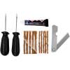 set FORCE for repair the puncture on tubeless tires with tools contains:<br>1 x needle-spike tool