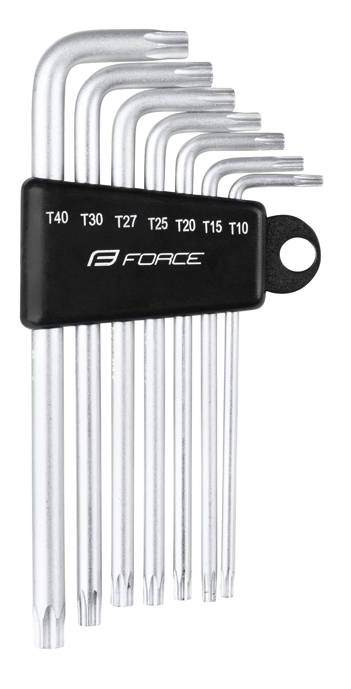 7 pcs set of hardened steel torx wrenches:T10/ T15/ T20/ T25/ T27/ T30/ T40length: 87 - 125mm