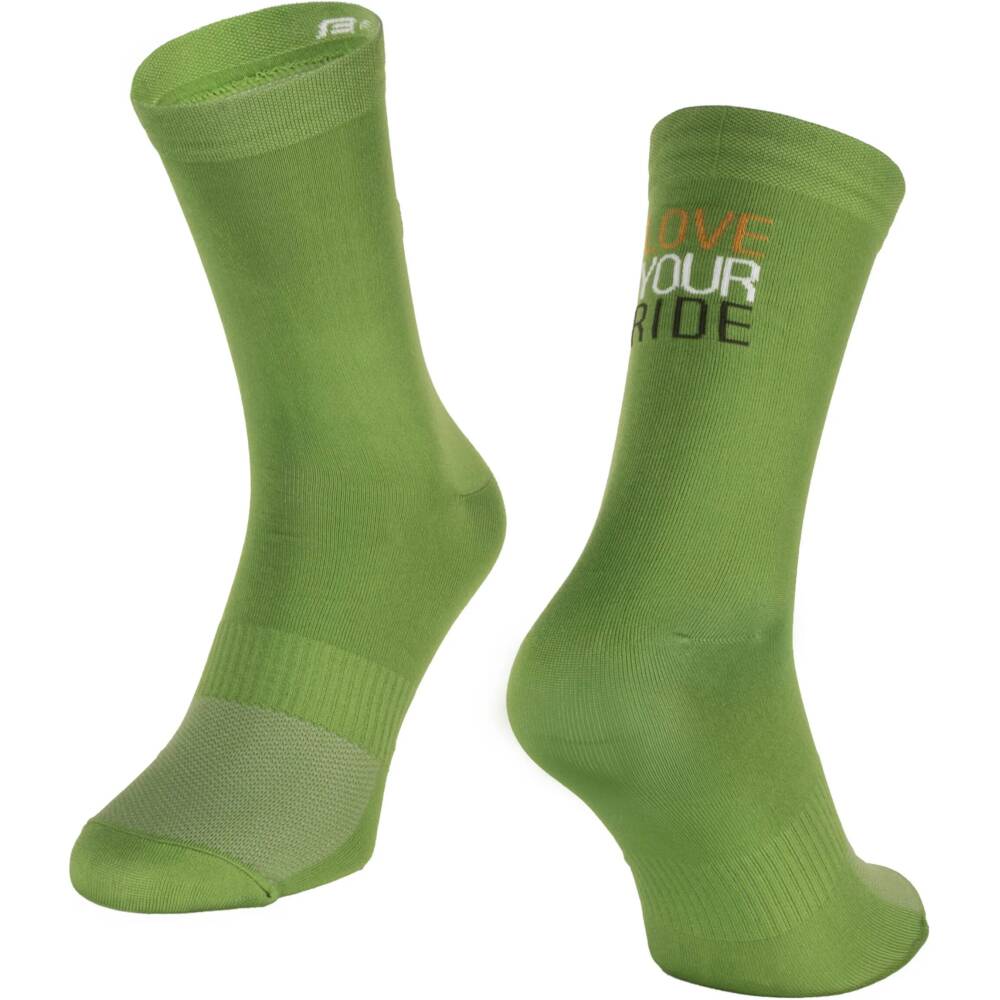 higher cycling socks FORCE suitable for other sports<br>size S-M corresponds to EUR 36 - 41 / UK 4 - 7<br>size L-XL corresponds to EUR 42 - 46 / UK 8 - 11<br>highly breathable material<br>unstretched height is 17 cm<br>heel height 19 cm<br>material: Polyamide 85%
